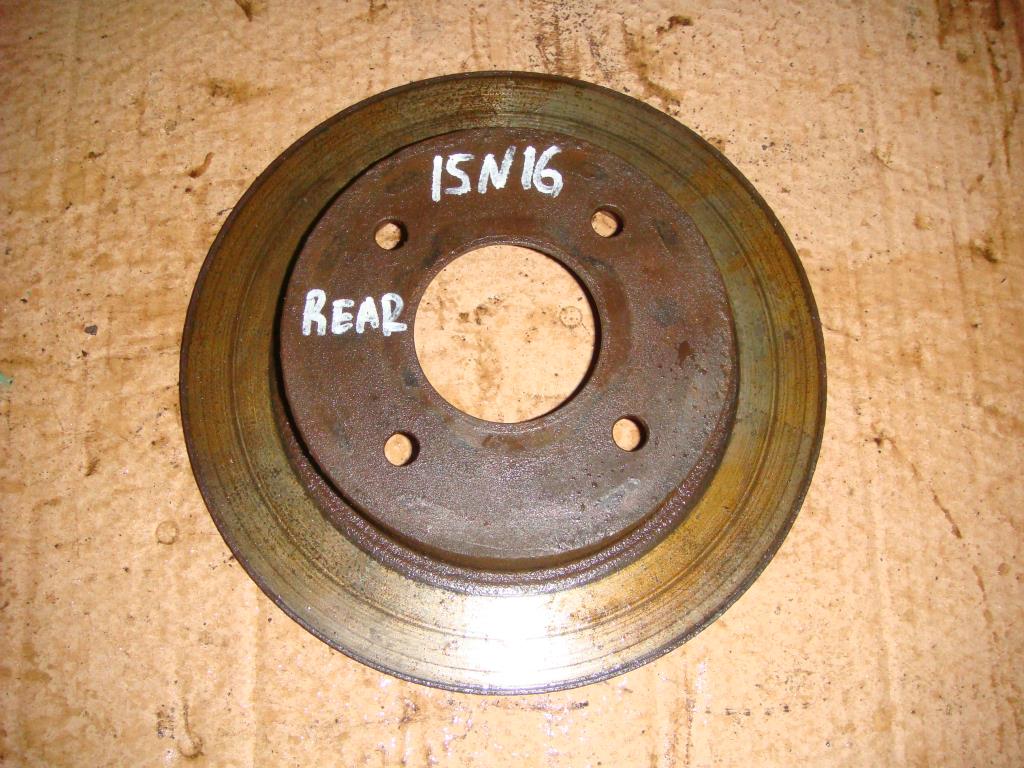 NISSAN ALMERA (N16) 2000-2006 для Диск тормозной задний