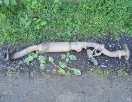 Труба приемная глушителя для NISSAN ALMERA (N16) 2000-2006  запчасти бу