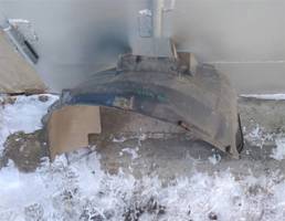 Подкрылок (локер) передний левый для OPEL CORSA B 1993-2000  запчасти бу