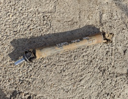 Вал карданный задний для MITSUBISHI PAJERO 1982-1990  запчасти бу