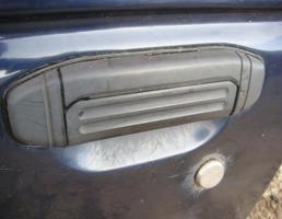 Ручка двери наружная передняя левая для MITSUBISHI PAJERO/MONTERO (V1,V2,V3,V4) 1990-1997  запчасти бу