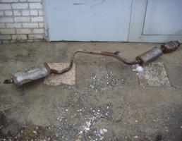 Глушитель (средняя часть) для NISSAN ALMERA (N16) 2000-2006  запчасти бу