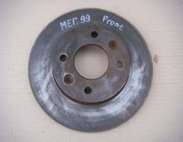 Диск тормозной передний для RENAULT MEGAN 1996-1999  запчасти бу