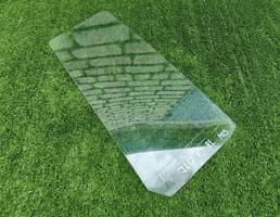 Стекло двери задней левой (форточка) для JEEP CHEROKEE (XJ) 1990-2001  запчасти бу